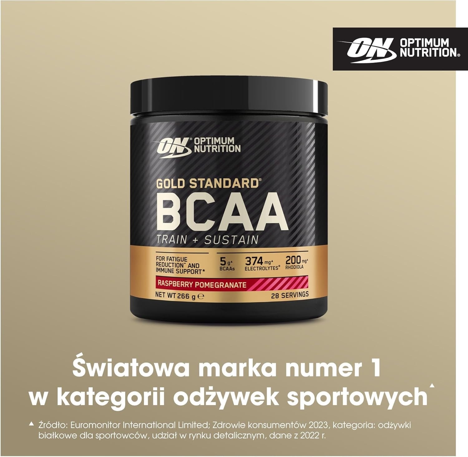 Gold Standard BCAA Optimum Nutrition 266 g raspberry Manufacturer code 1000010050#921