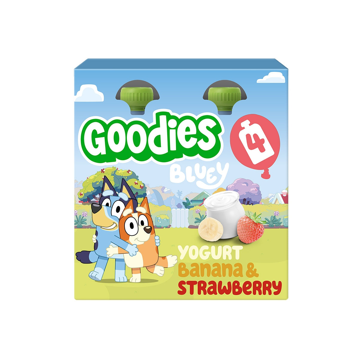 Goodies Gift Bluey Yogurt, Banana and Strawberry 100 g
