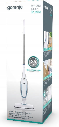 Gorenje SC1200W Microfiber Steam Mop without Detergents Power supply mains