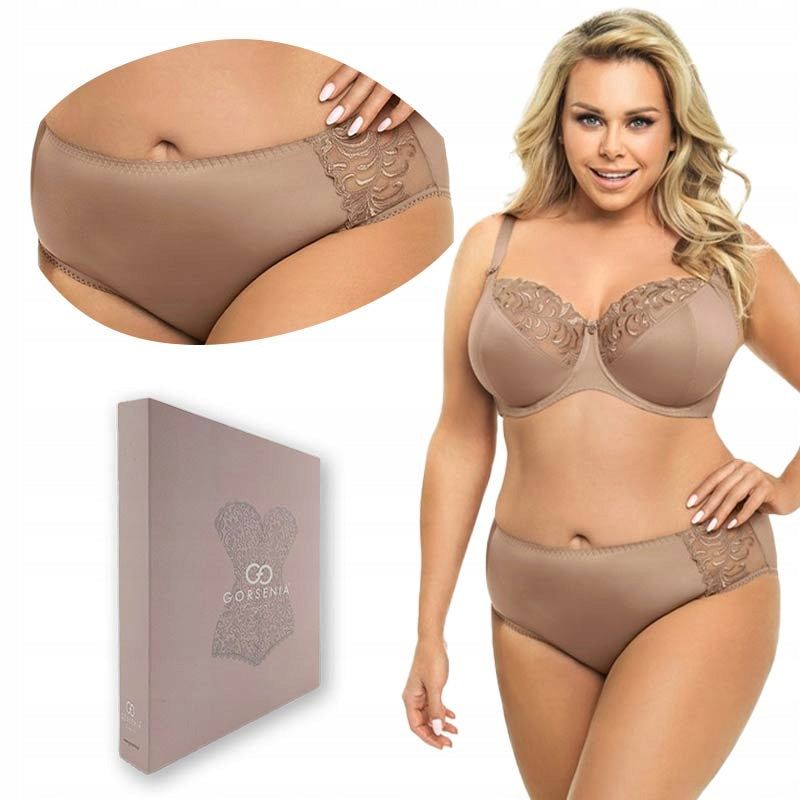 Höschen für Damen Gorsenia K379 Victoria Slips Lady Maxi, beige