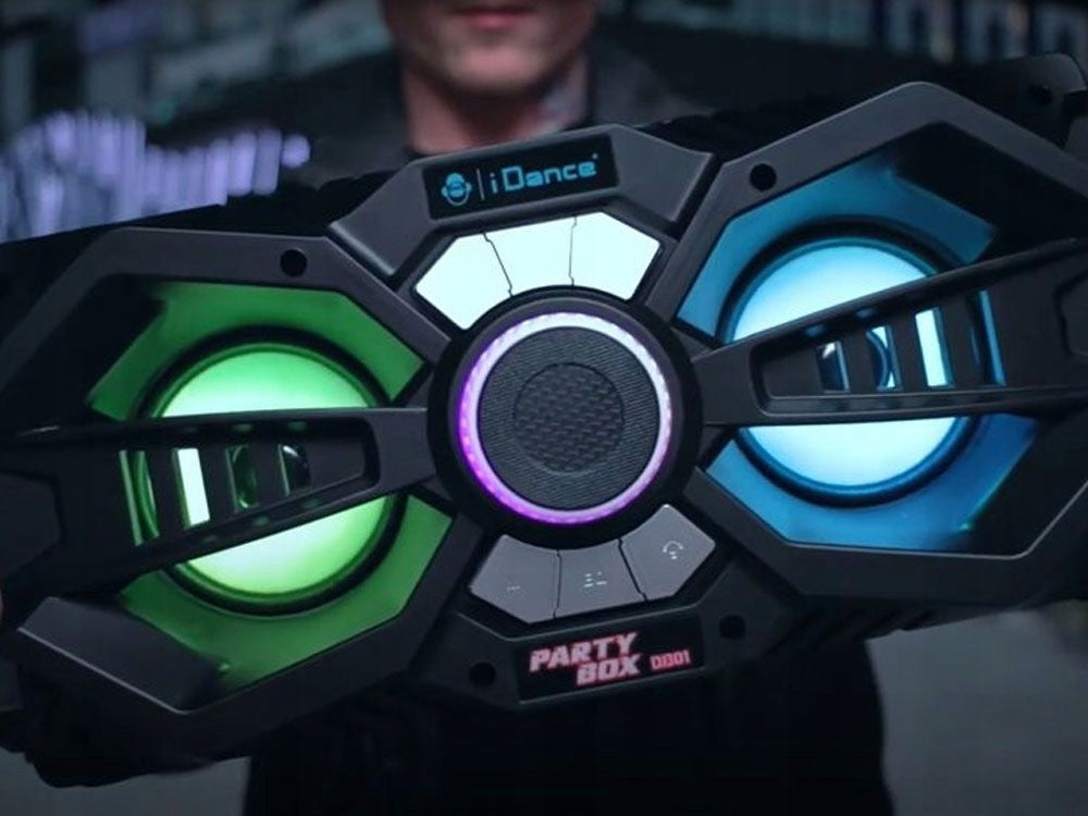 Głośnik karaoke iDance Audio DJ301BK czarny Bluetooth wszystko w jednym Packaging status original