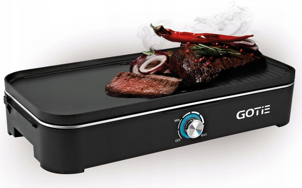 Gotie GGE-2000 Electric Grill Standing Garden Table Large 2200W 5LAT Model GGE-2200