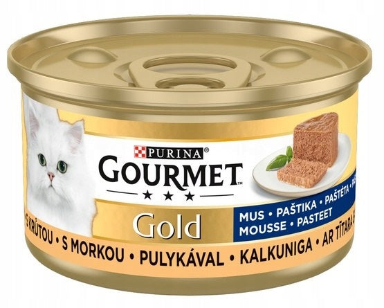 Gourmet Gold Mousse with Turkey 85g Packaging status original