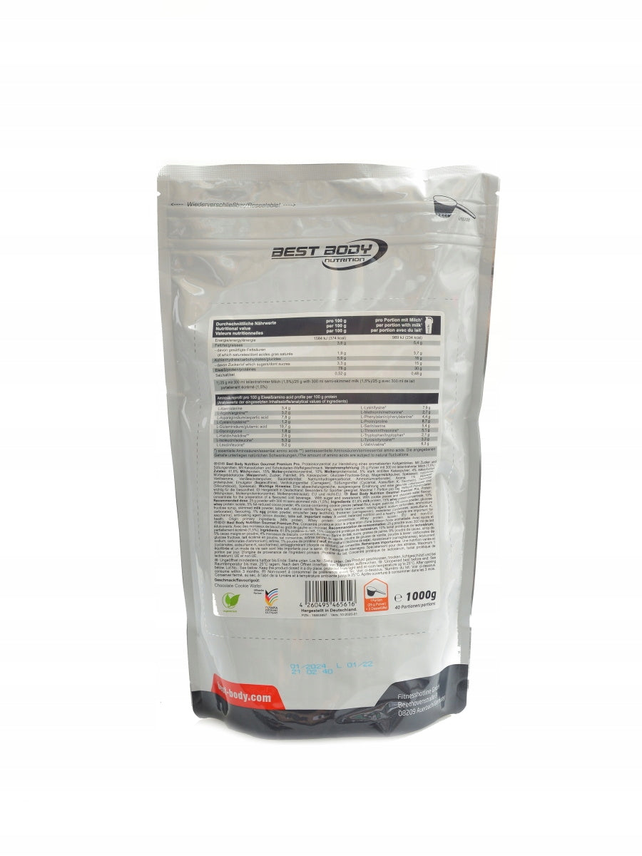 Gourmet premium pro protein 1000g jahodový krém Packaging status original