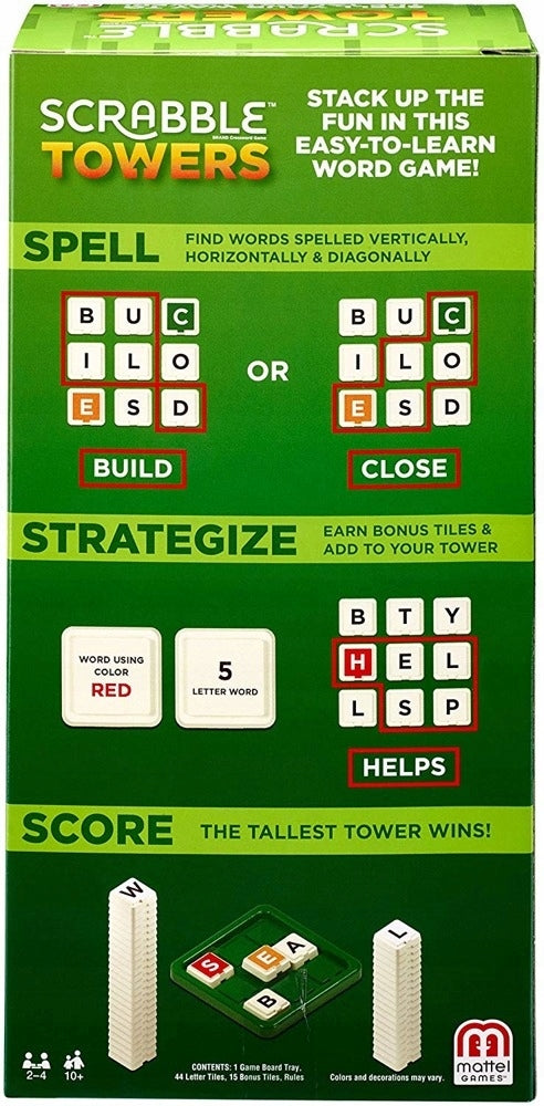 Brettspiel Scrabble Towers GDJ16