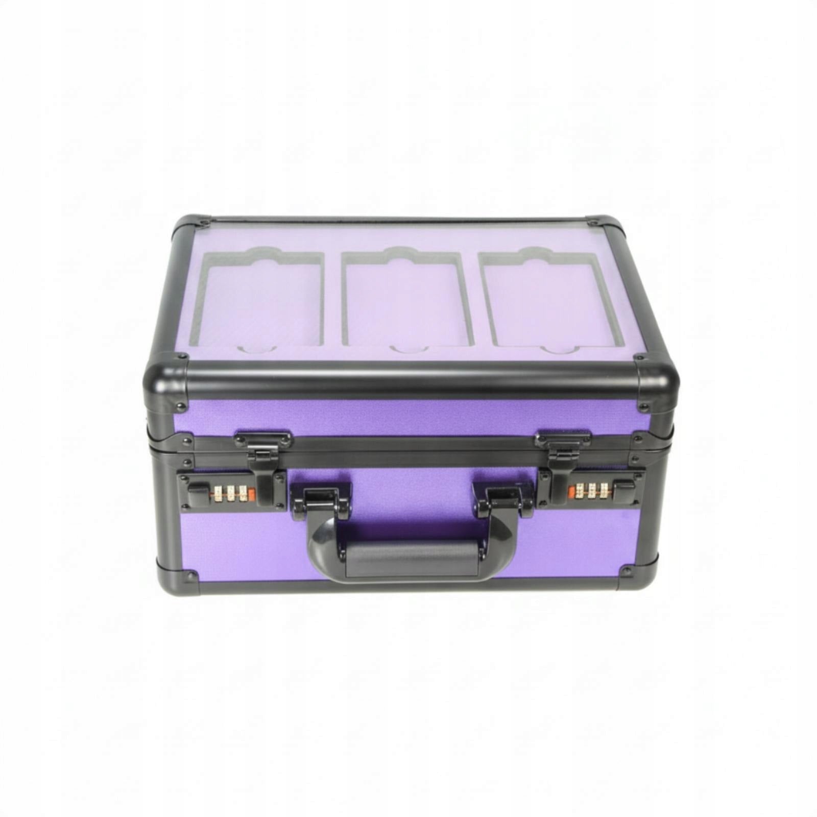 Graded Card Container with Handle Aluminum Alloy for Tournaments