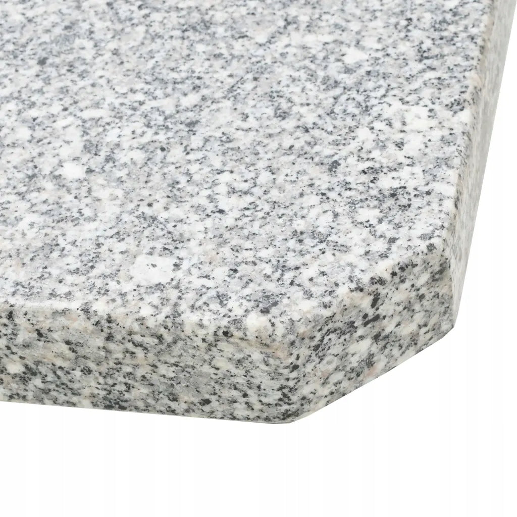 Granite Umbrella Weight, 25 kg, Square, Grey Color gray