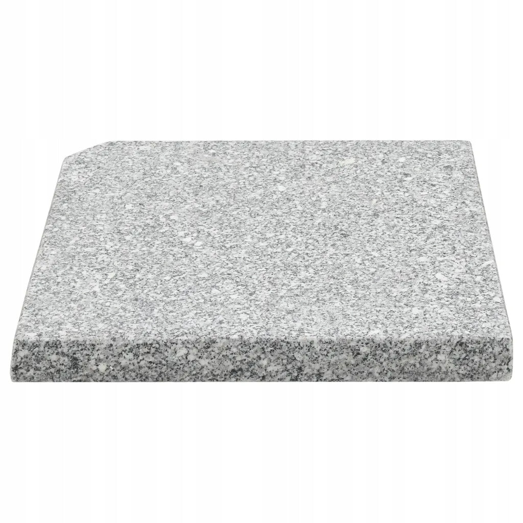 Granite Umbrella Weight, 25 kg, Square, Grey Diameter/width 47 cm