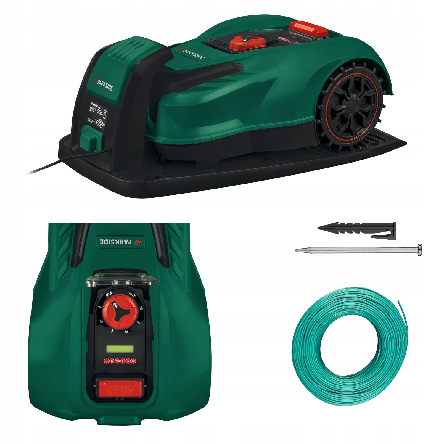 Grass mowing robot PMRA 20 LI A1 Parkside mowing width 18 cm Brand Parkside
