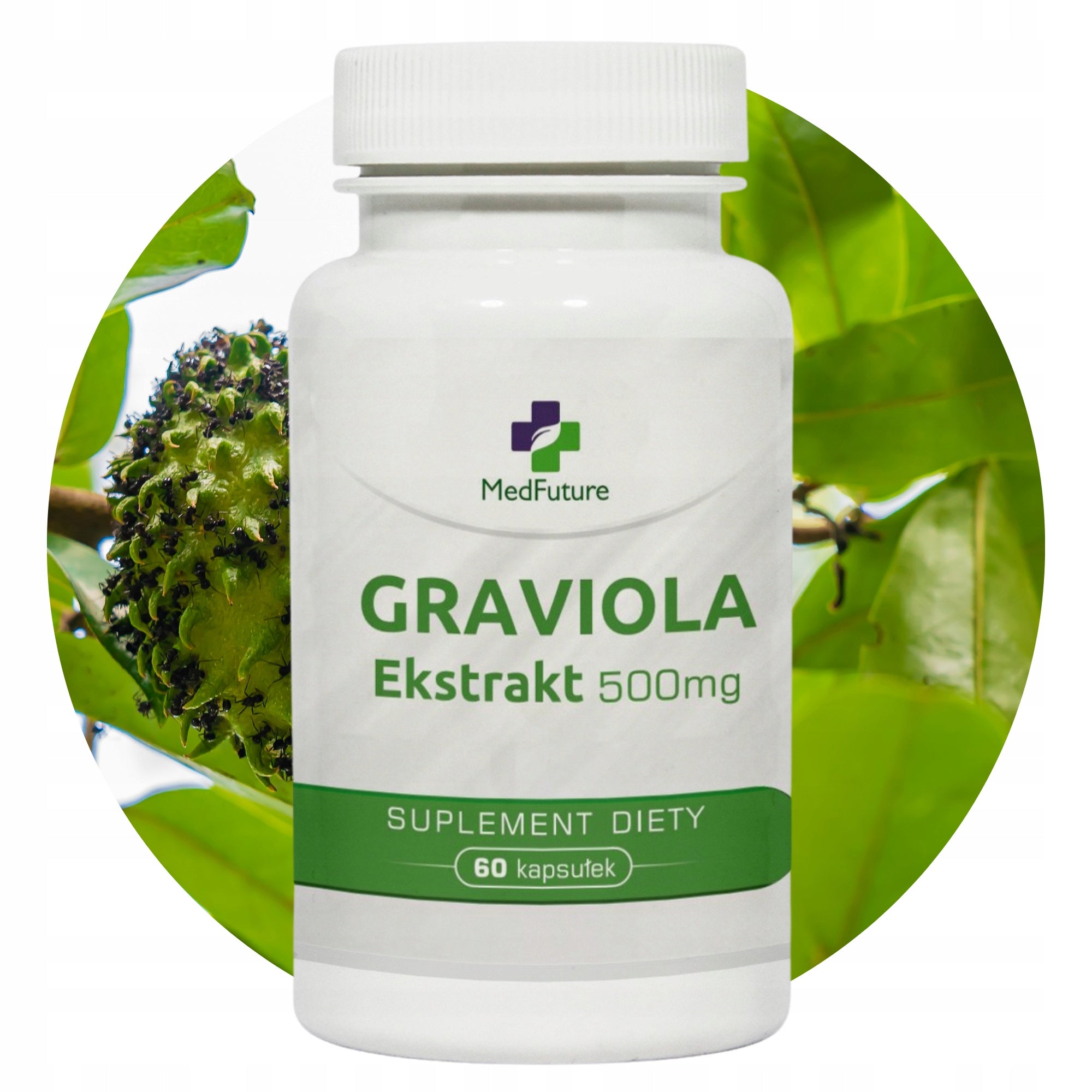 Graviola 60 capsules 500 mg Joint pain, rheumatism