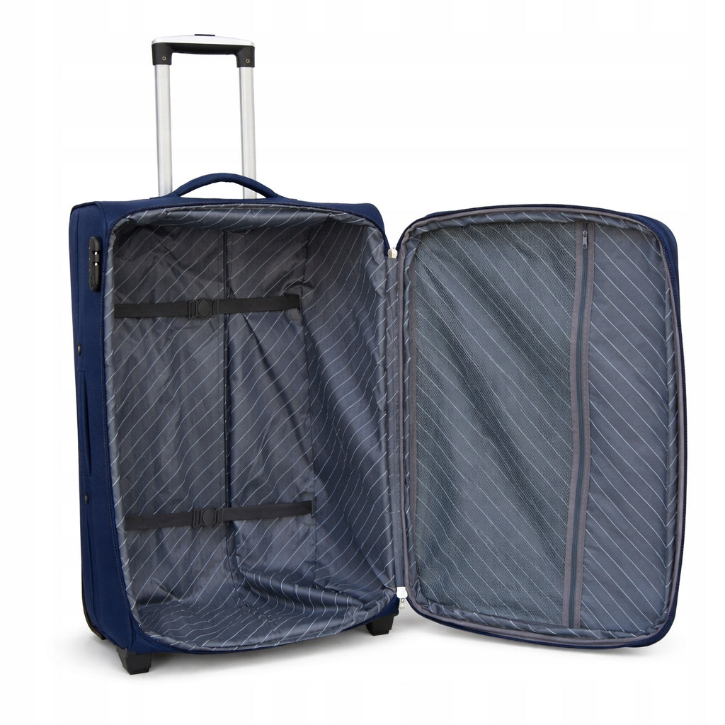 Gravitt 1702/2 Large suitcase 95l material 2 wheels combination lock Height 72 cm