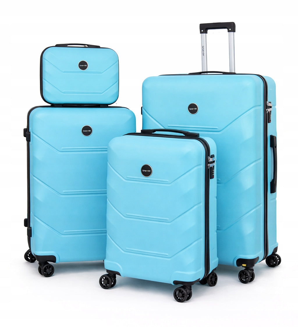 Gravitt 2552 suitcase set 4in1 large medium small trunk ABS combination lock