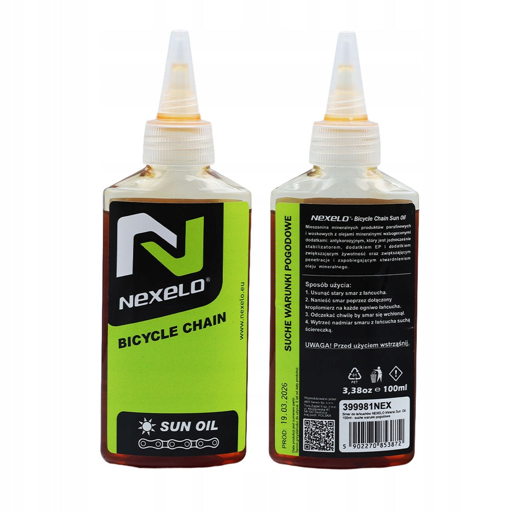 Grease Chain oil Nexelo SUN OIL 100 ml for chain lubrication bike