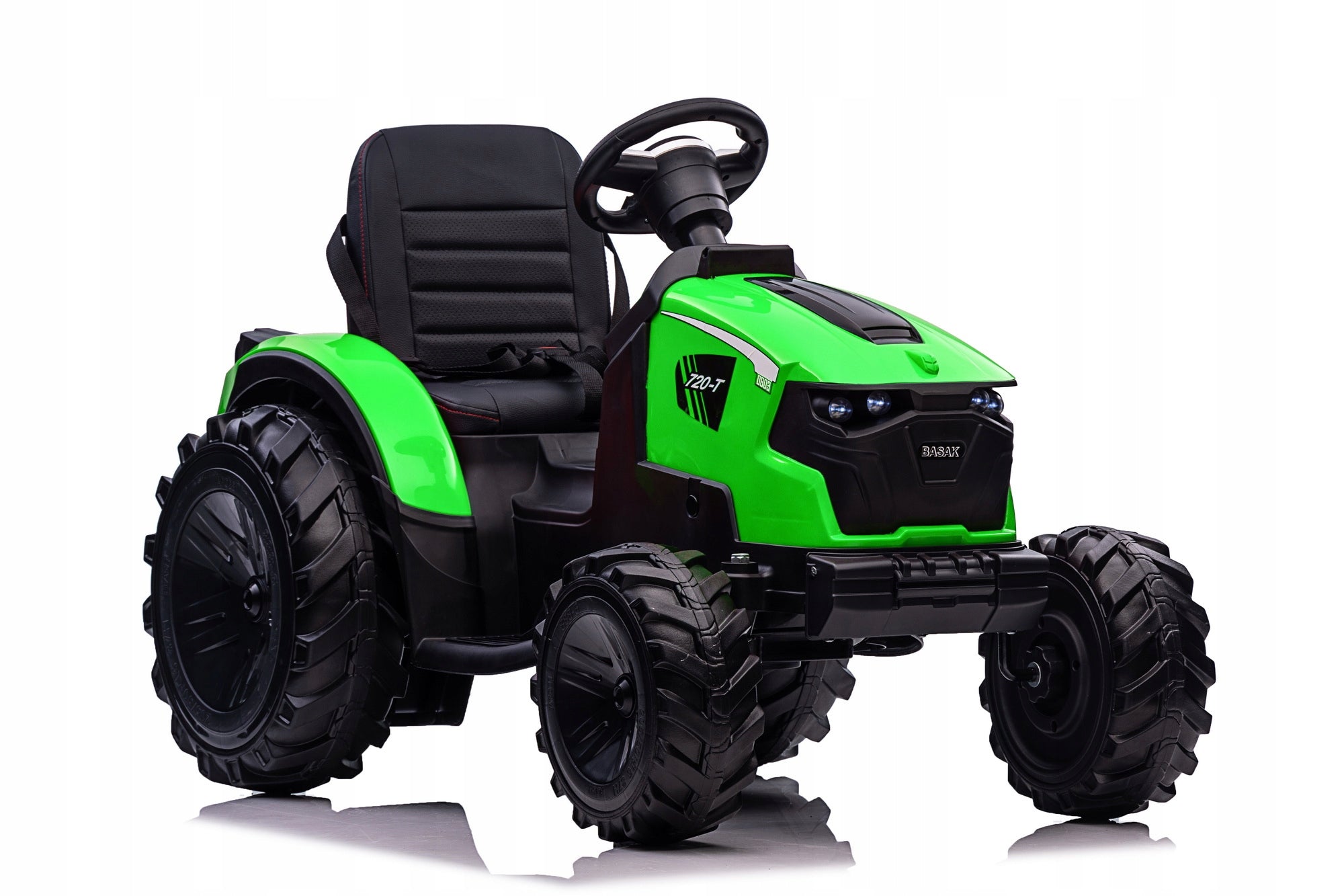 Great 720-T Battery Excavator Tractor With 24V 10Ah Trailer Batteries included yes