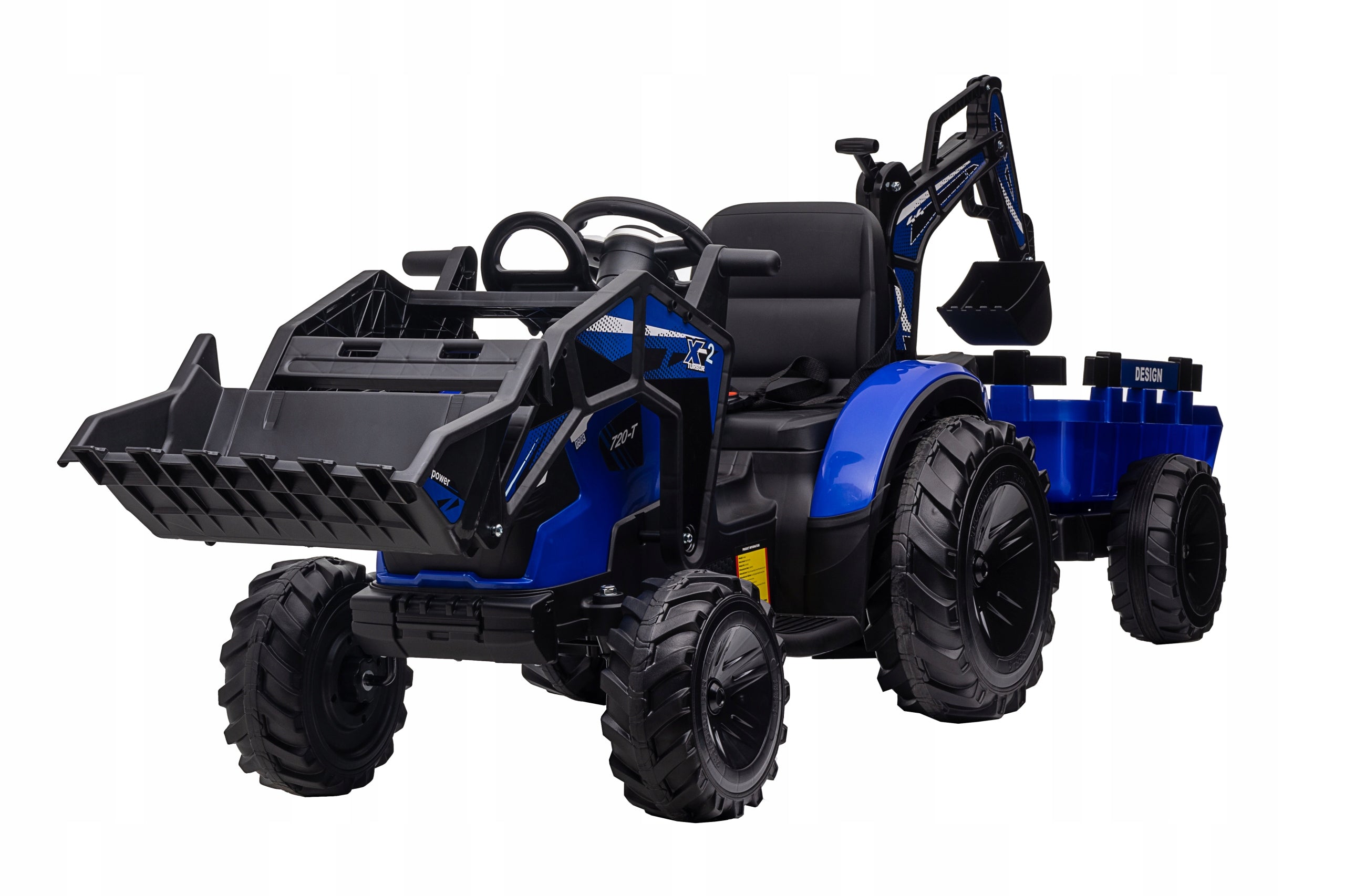 Great 720-T Battery Excavator Tractor With 24V 10Ah Trailer Manufacturer code SX2068