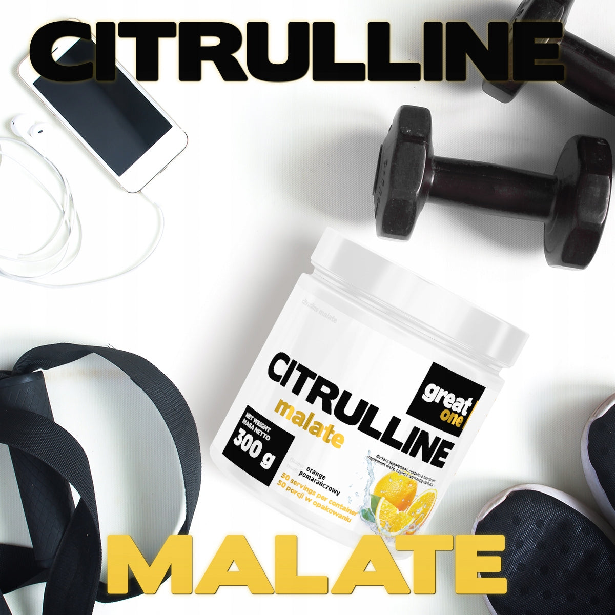Great One Citrulline 300 g LEMON PRE-WORKOUT Malate Lemon Manufacturer code 5903050310950