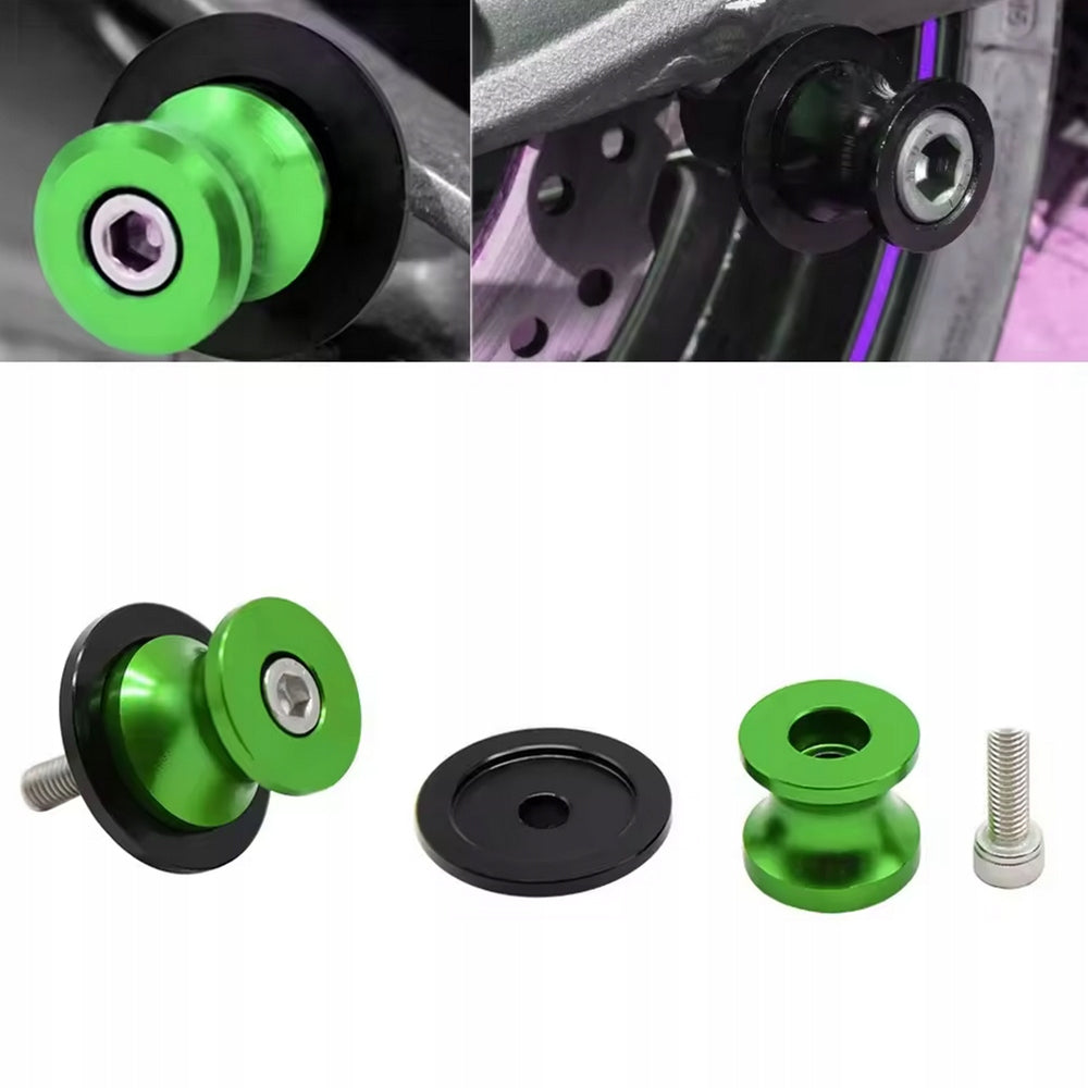 Green Motorcycle Lifting Rollers 10mm Sliders Motorcycle Control Arm Manufacturer code 5430-GREEN