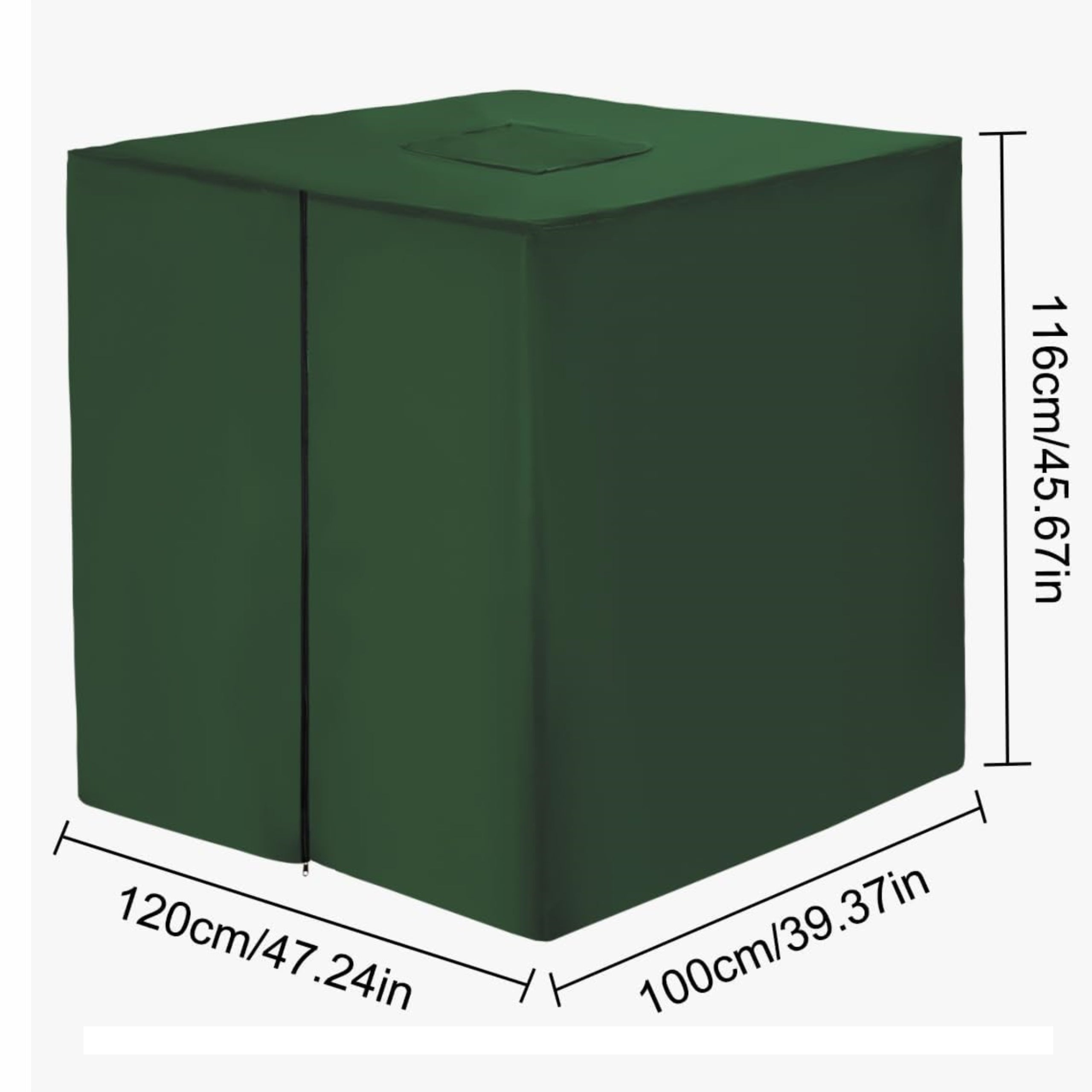 Green Water Tank Cover Mauzer 1000l for Rainwater 420D IBC Manufacturer code plandeka pokrowiec osłona ochronny oxford 420