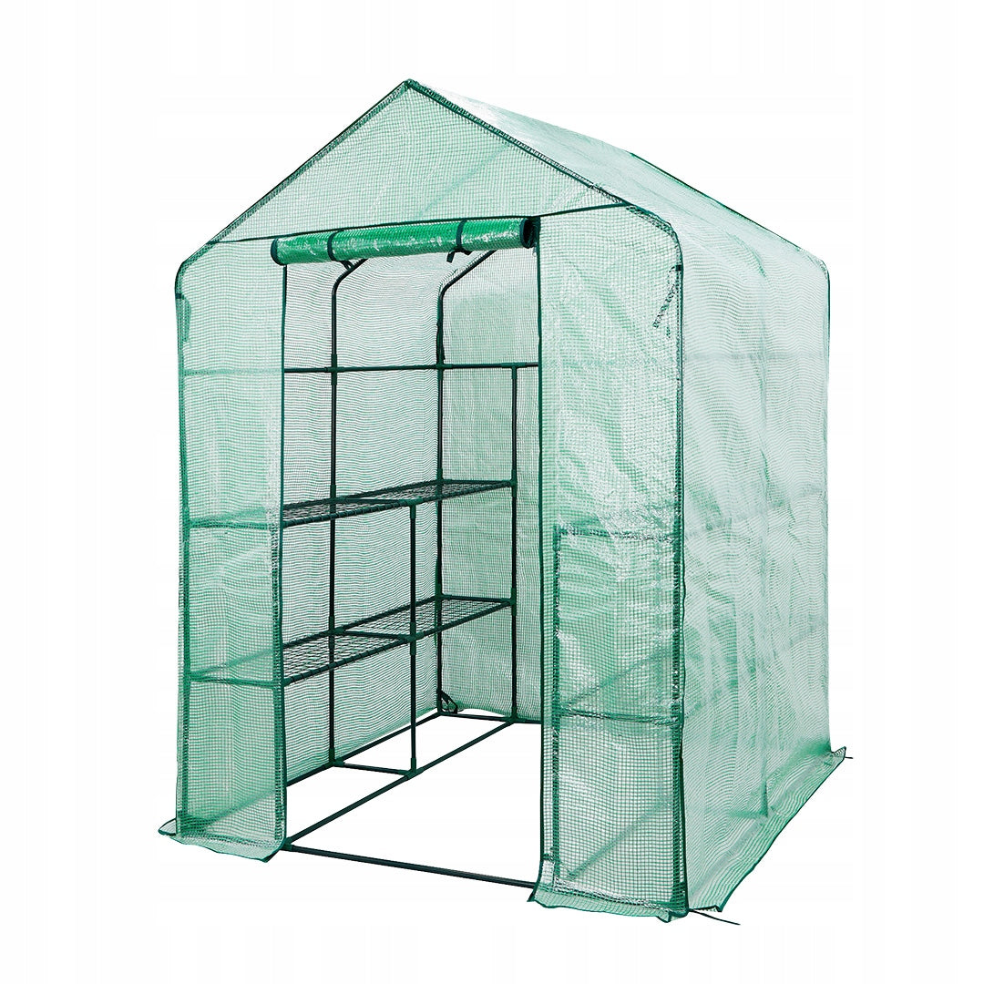 Greenhouse 143 x 143 x 195 cm, PE film 135g, metal construction