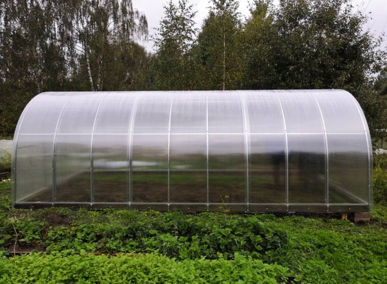 Greenhouse 3x8m polycarbonate Profile 40x20 6mm Thickness 6 mm