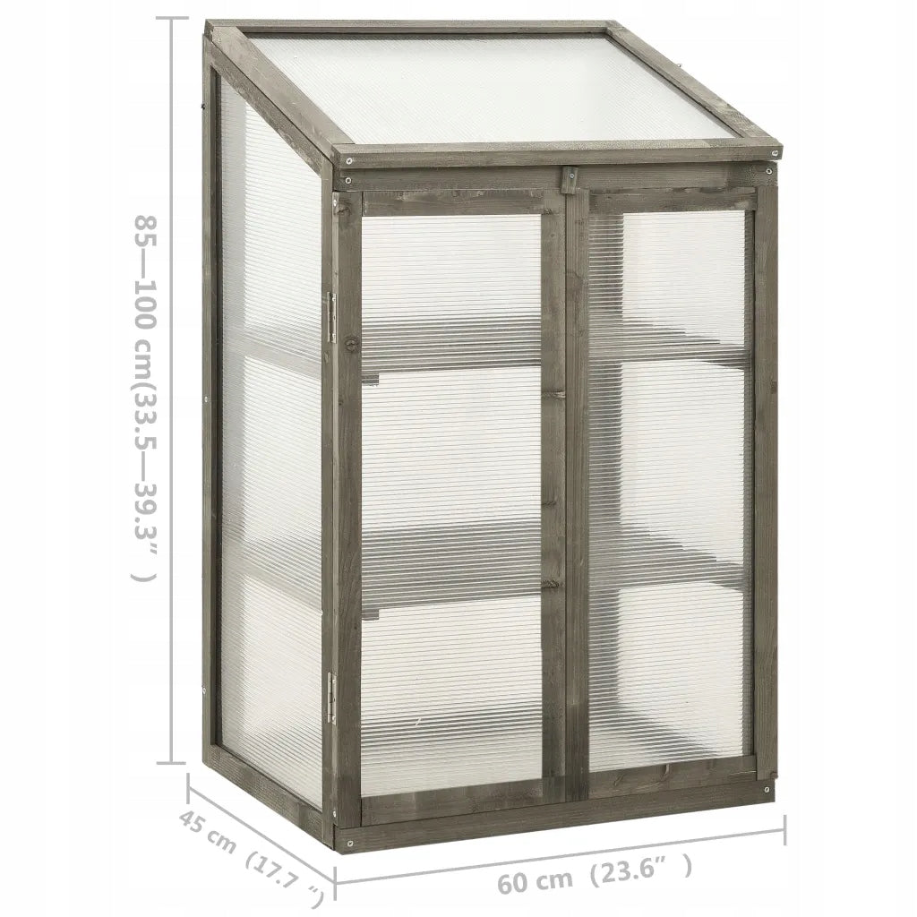 Greenhouse, 60x45x100 cm, fir wood Manufacturer code 314849