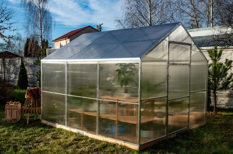 Greenhouse Cottage 2.6x5m polycarbonate 4 mm profile 40x20 Width 2.6 m
