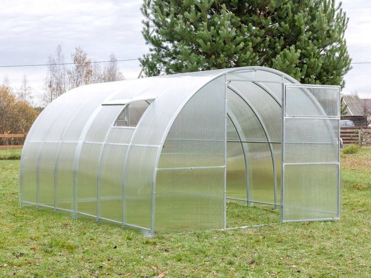 Greenhouse Expert Tunnel 40x20 3x6m with polycarbonate 6mm Product height 200 cm