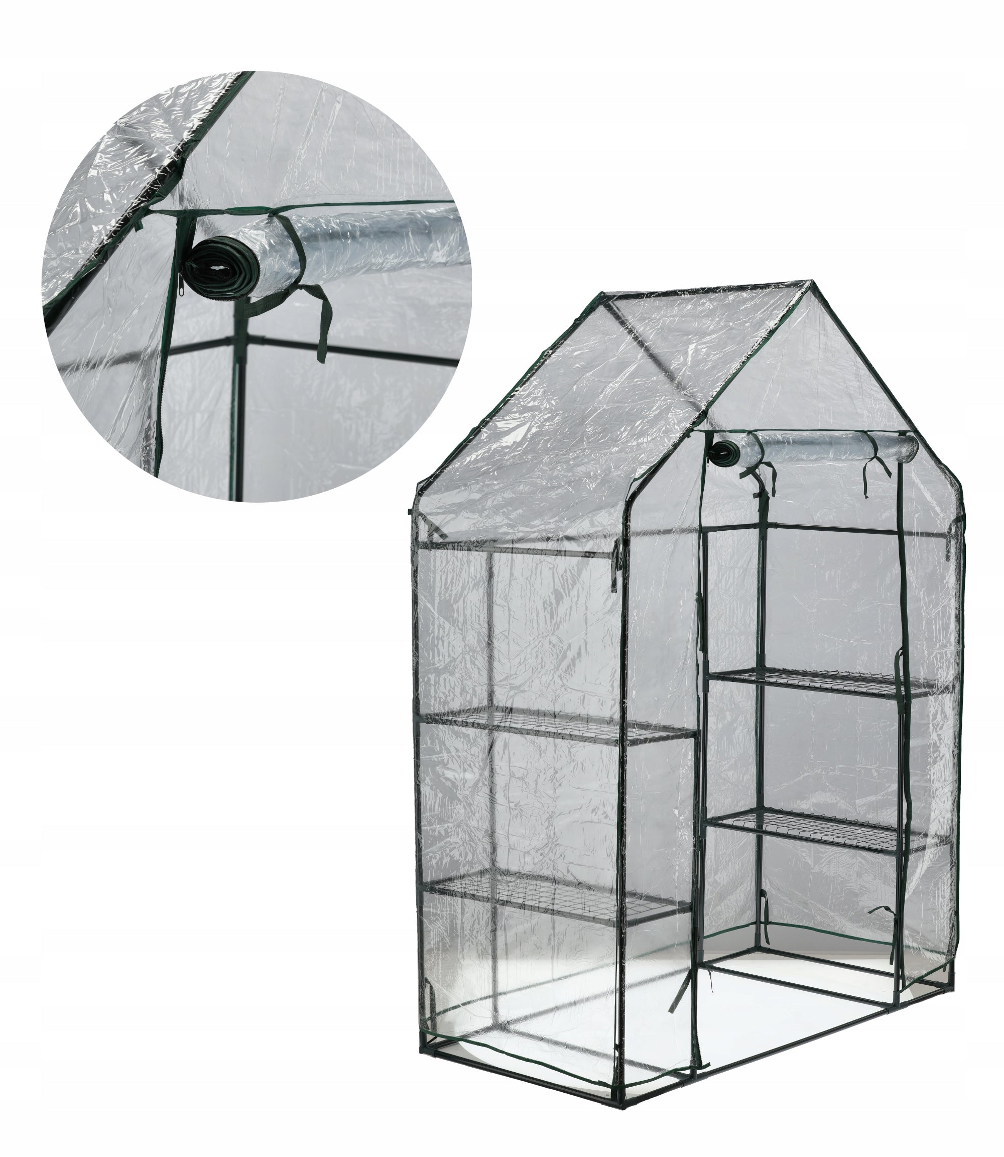 Greenhouse Flo 0,73 x 1,43 m x 195 cm Length 0.73 m