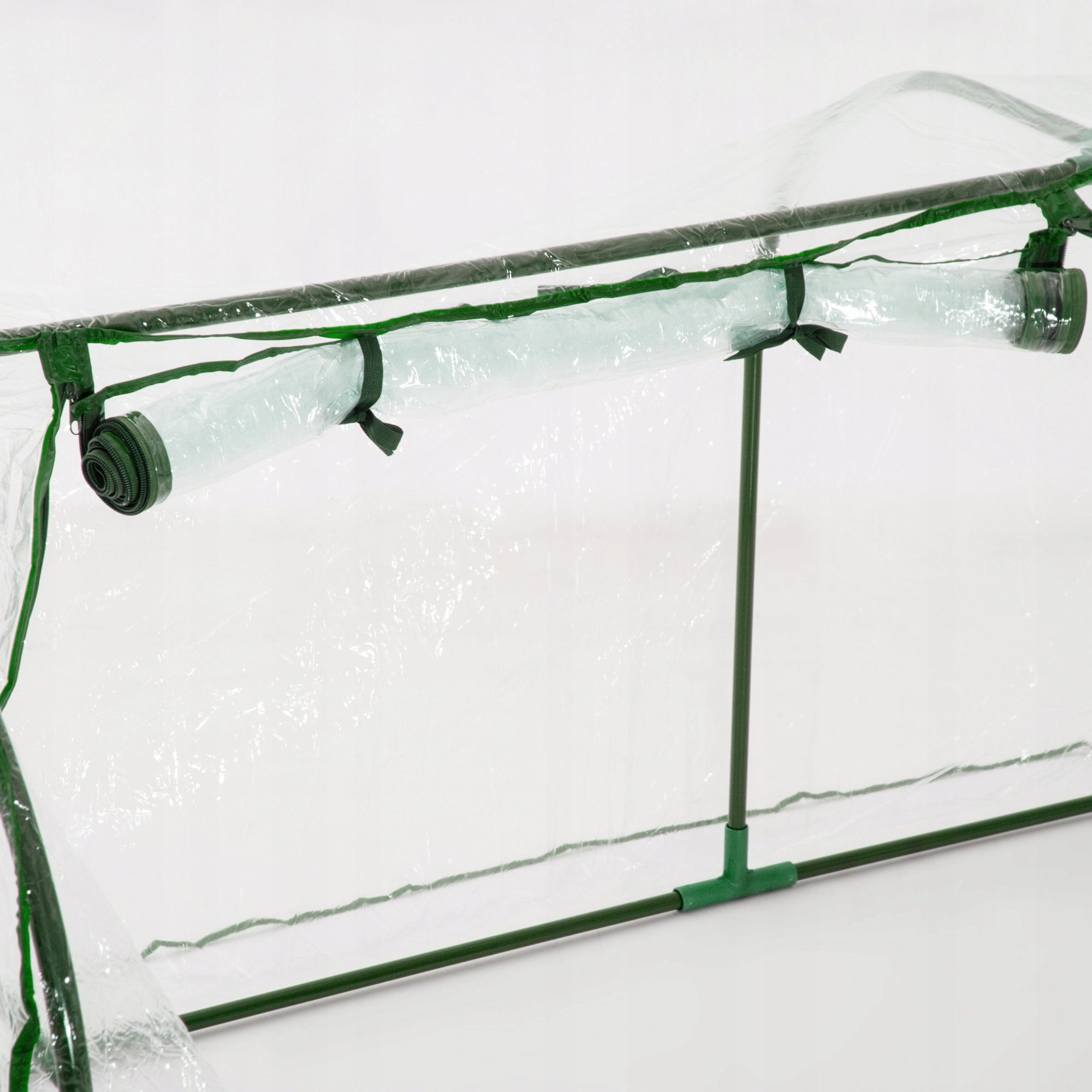 Greenhouse Garden 200x100x80 cm Foil Tunnel for Plants Green Product height 80 cm