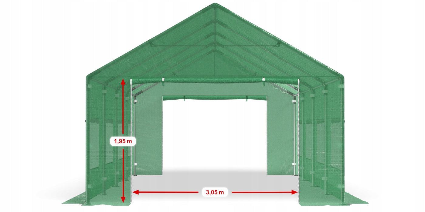 Greenhouse Garden Film 4x4m Width 4 m