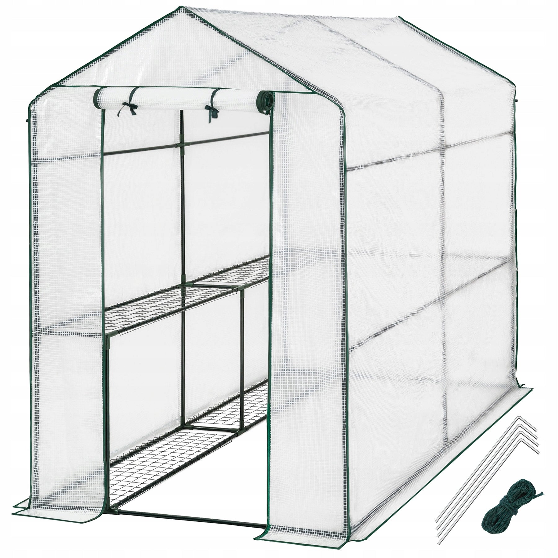 Greenhouse Garden Square Foil Tunnel