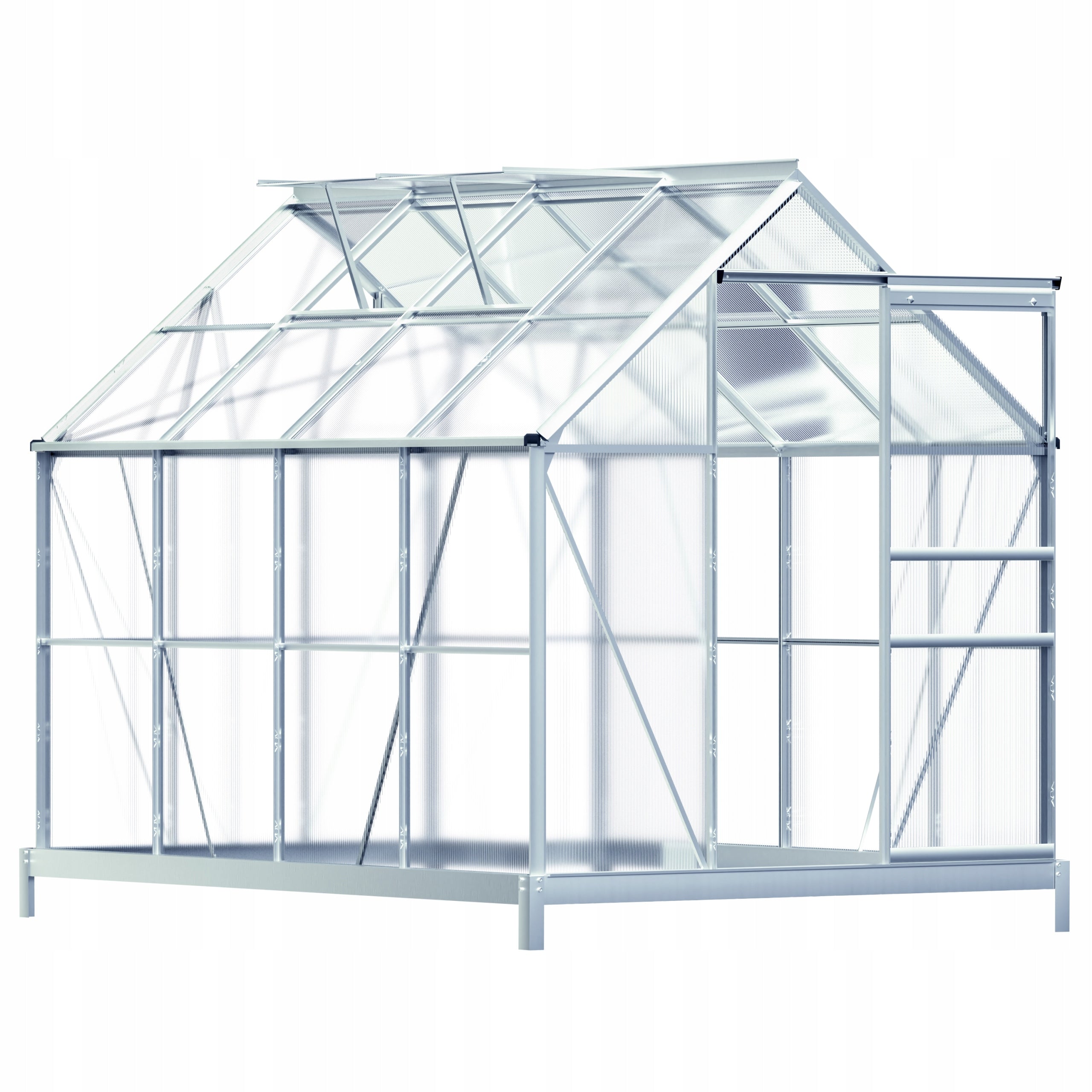 Greenhouse Polycarbonate Garden Tunnel Aluminum Sliding Door Foundation EAN (GTIN) 4250525324136