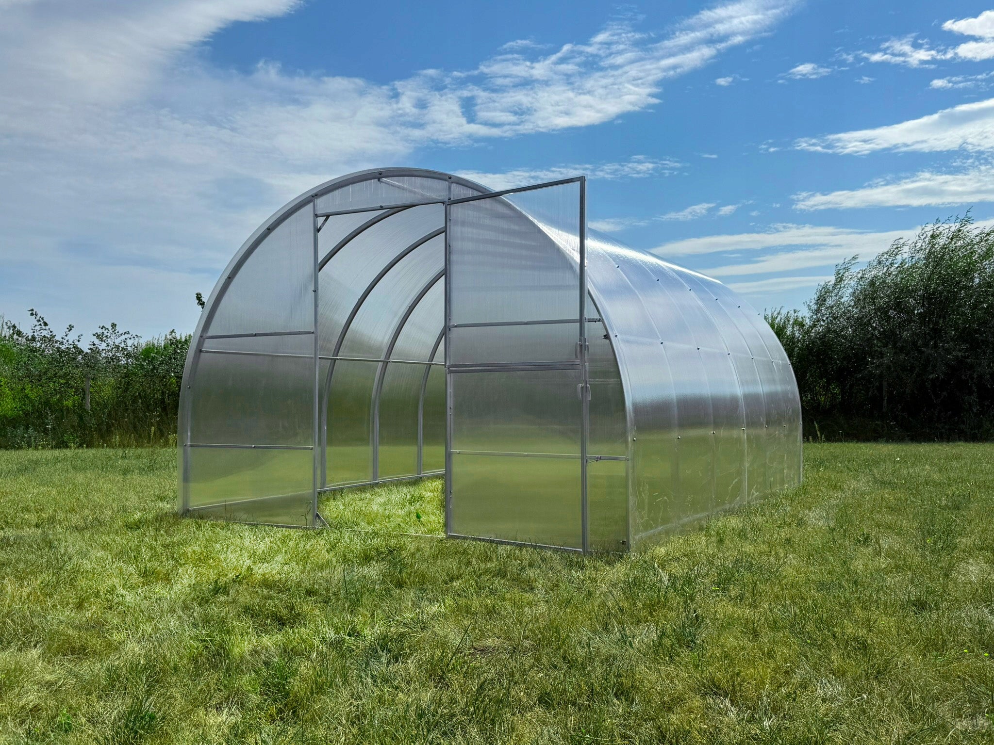 Greenhouse Profimet Strong Went Plus 3x6 m made of polycarbonate 4mm Product height 200 cm
