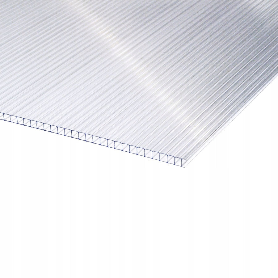 Greenhouse Wall Mounted 1,5x6m Polycarbonate 4mm Strong Profile 40x40mm Zinc Width 1.5 m