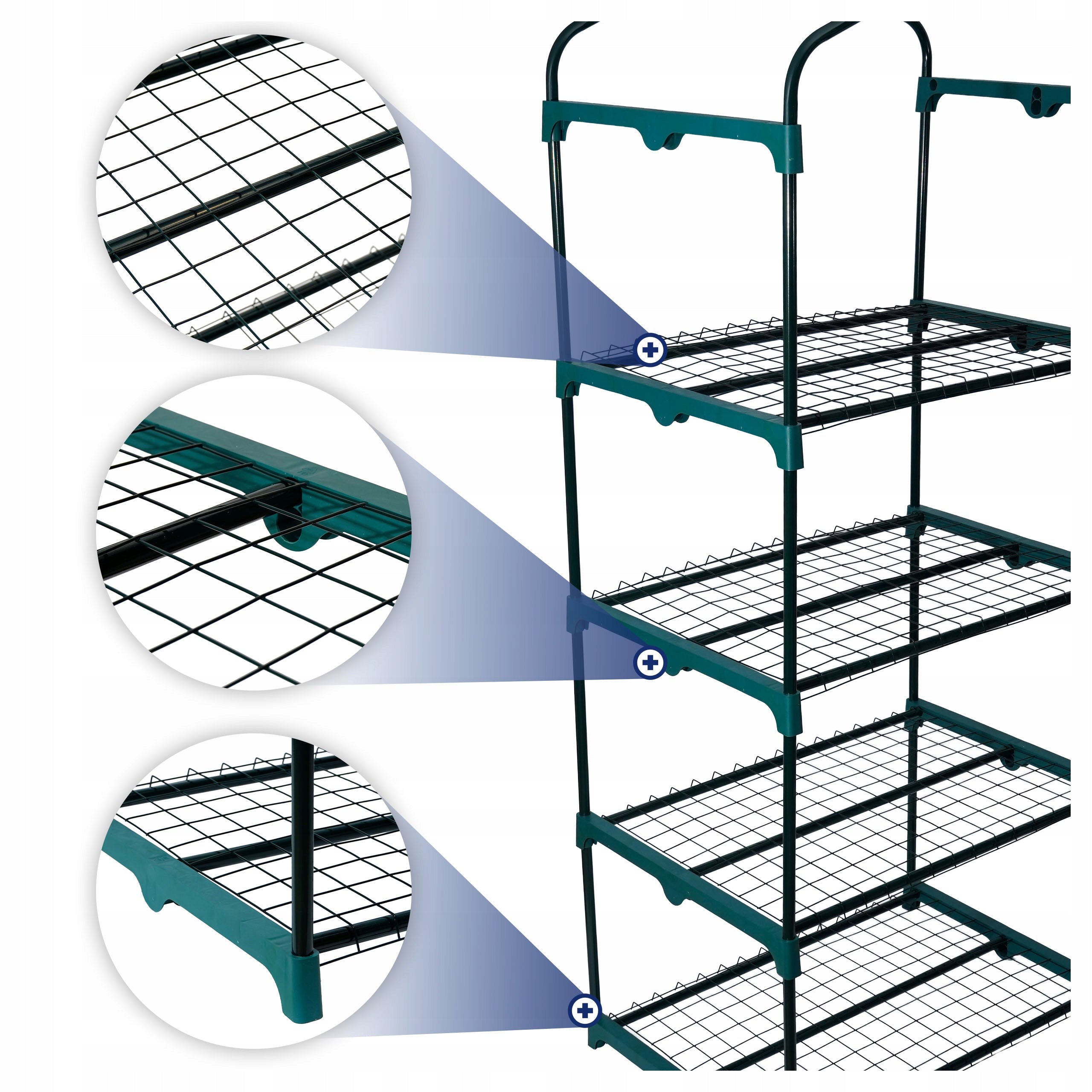 Greenhouse balcony garden mini vegetable garden foil 160 cm closed Manufacturer Begris