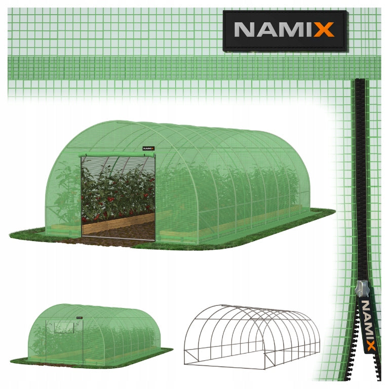 Greenhouse foil tunnel 4x8 m 32m² height 2,5m