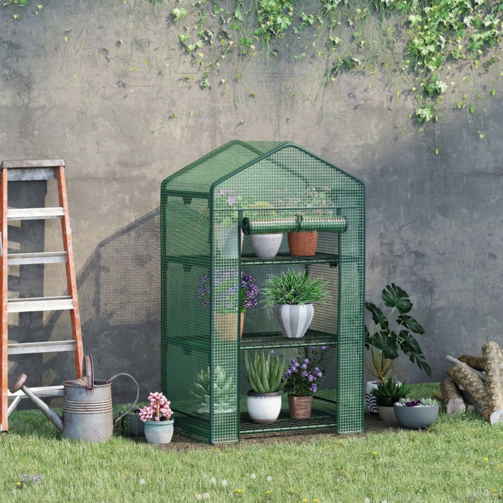 Greenhouse for balcony terrace mini garden greenhouse durable home foil Product weight with unit packaging 2 kg