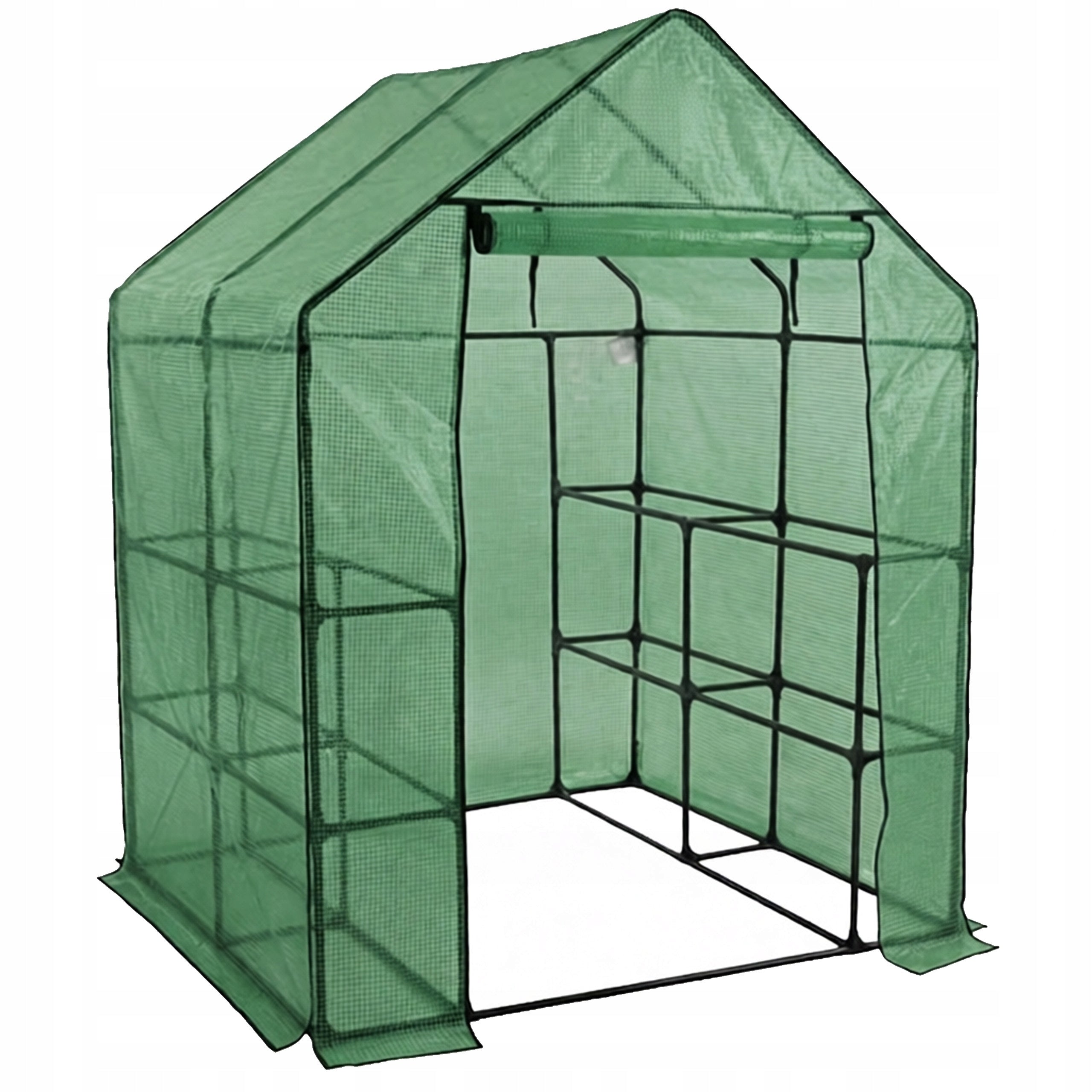 Greenhouse garden foil tunnel vegetable garden mesh 143x143x195 cm Manufacturer code na warzywa przyprawy kwiaty do uprawy