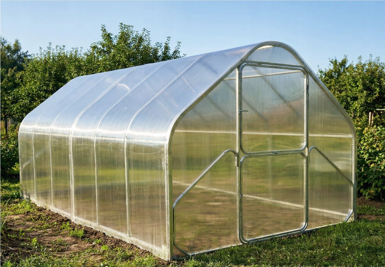 Greenhouse garden house polycarbonate 4mm 2,75x4 m3x4 profile 20*40