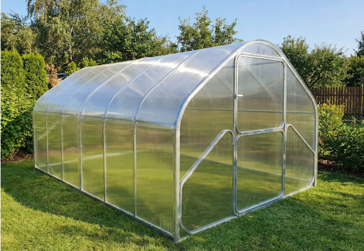 Greenhouse garden house polycarbonate 6mm 2,75x4m 3x4 profile 20*40 Packaging status original
