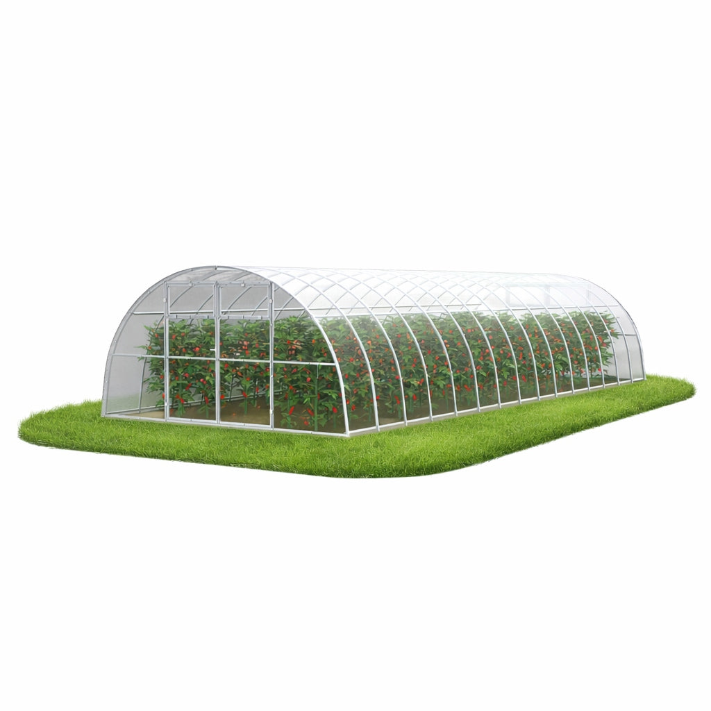 Greenhouse garden tunnel polycarbonate 4x10 m 8mm strong maxi profile 40x20