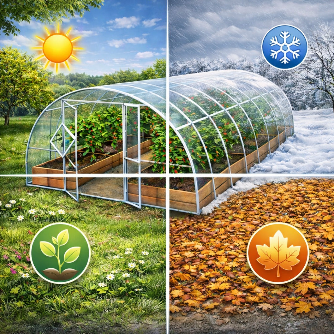 Greenhouse garden tunnel polycarbonate 4x4 m 4mm strong maxi profile 40x20 Manufacturer E-szklarnia