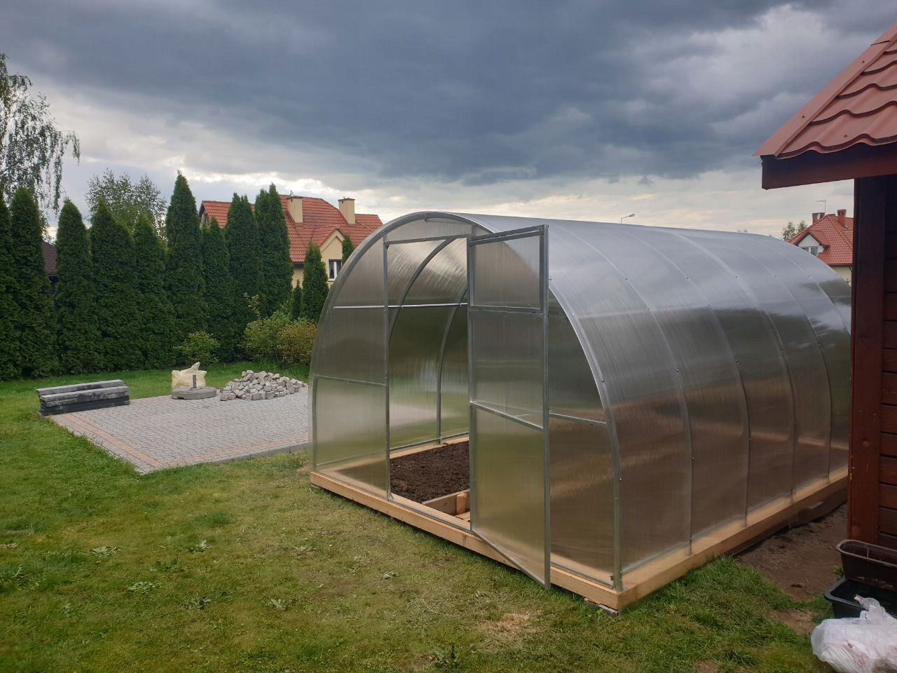 Greenhouse made of polycarbonate 3x6 6mm Manufacturer no brand