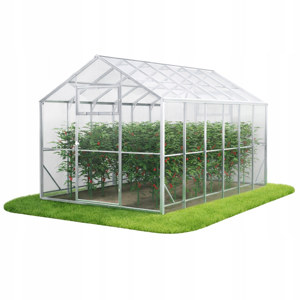 Greenhouse made of polycarbonate DOMEK 2,5x4 m profiles 40x20 polycarbonate 4mm