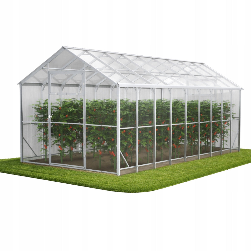 Greenhouse made of polycarbonate DOMEK 2,5x6 m profiles 40x20 polycarbonate 6mm