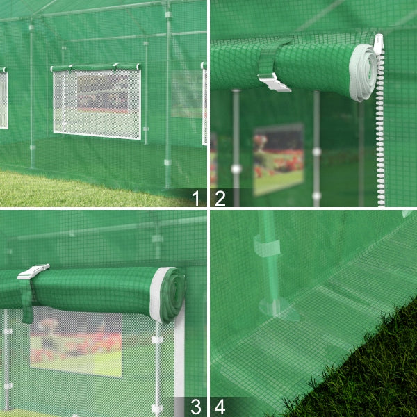 Greenhouse plating Greenhouse garden film 3x6m Manufacturer code Poszycie szklarni z siatką zbrojoną 3x6