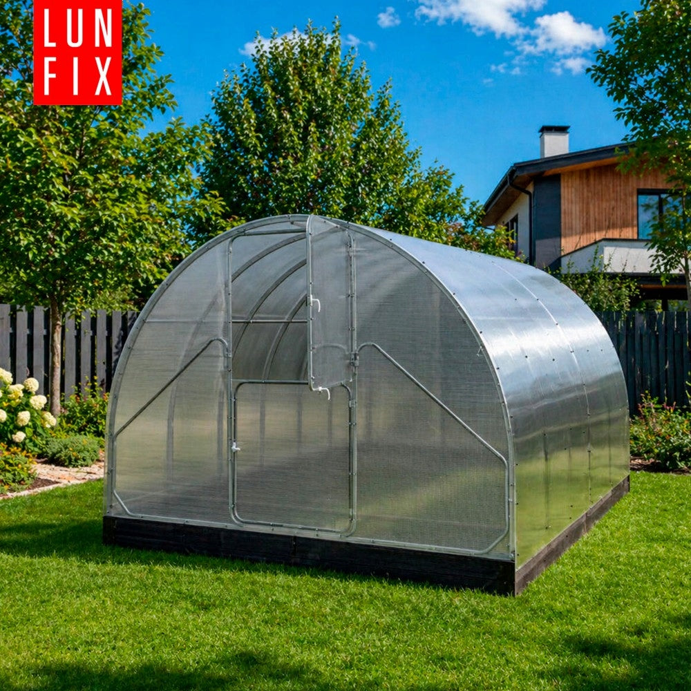 Greenhouse polycarbonate 3x10m Lun Fix garden 20x40mm polycarbonate tunnel 6mm Length 10 m