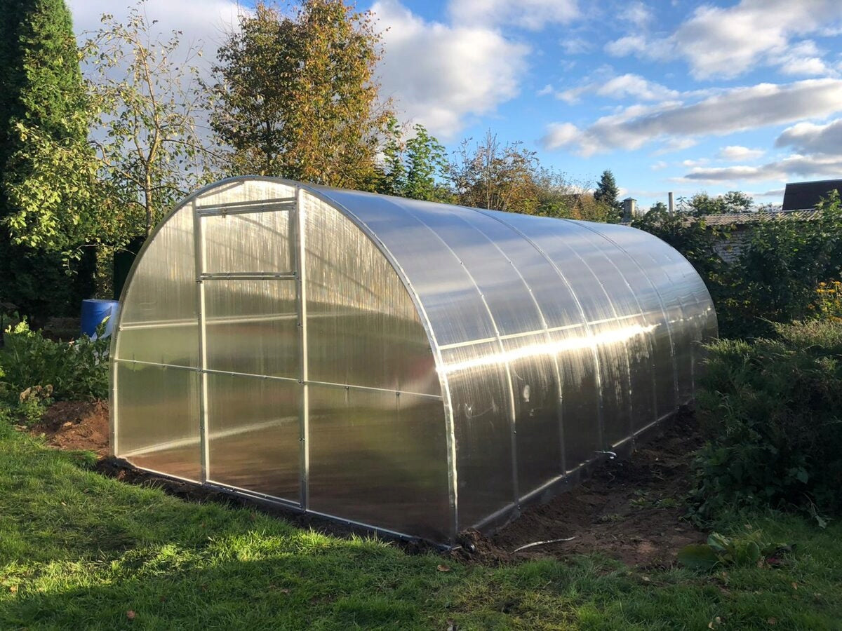 Greenhouse polycarbonate tunnel 3x10 m 40*20 6mm Width 3 m