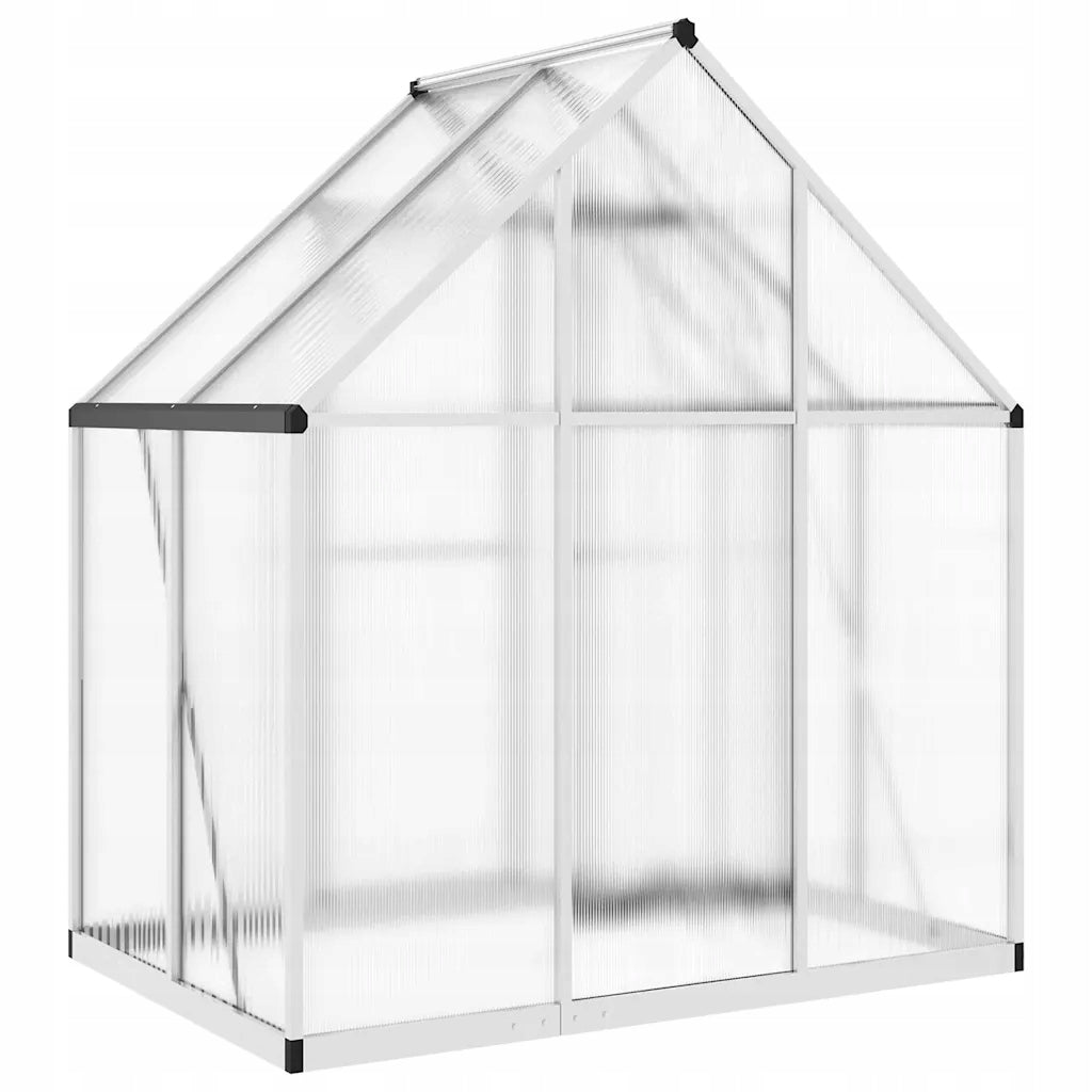 Greenhouse with base frame, silver, 169x114x195 cm, aluminium Manufacturer code 4005822
