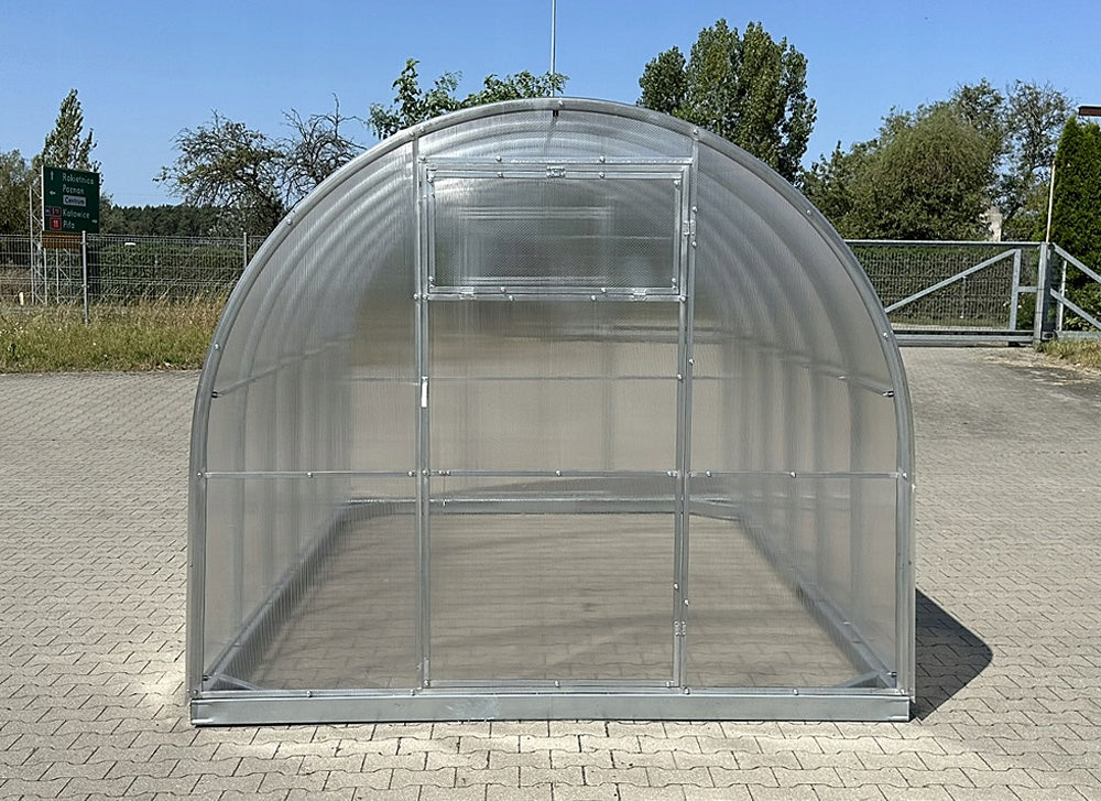 Greenhouse–Heating Plant Kompakt 2,5x4m profile 40x20mm polycarbonate 6mm Manufacturer code Szklarnia 2,5x4m 40x20mm 6mm Wyróżniona
